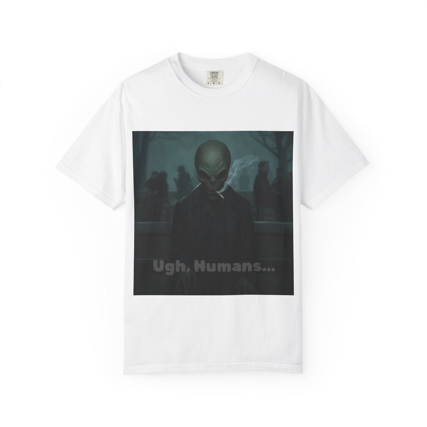 Alien Hating Humans T-Shirt — Funny Sci‑Fi Graphic Tee