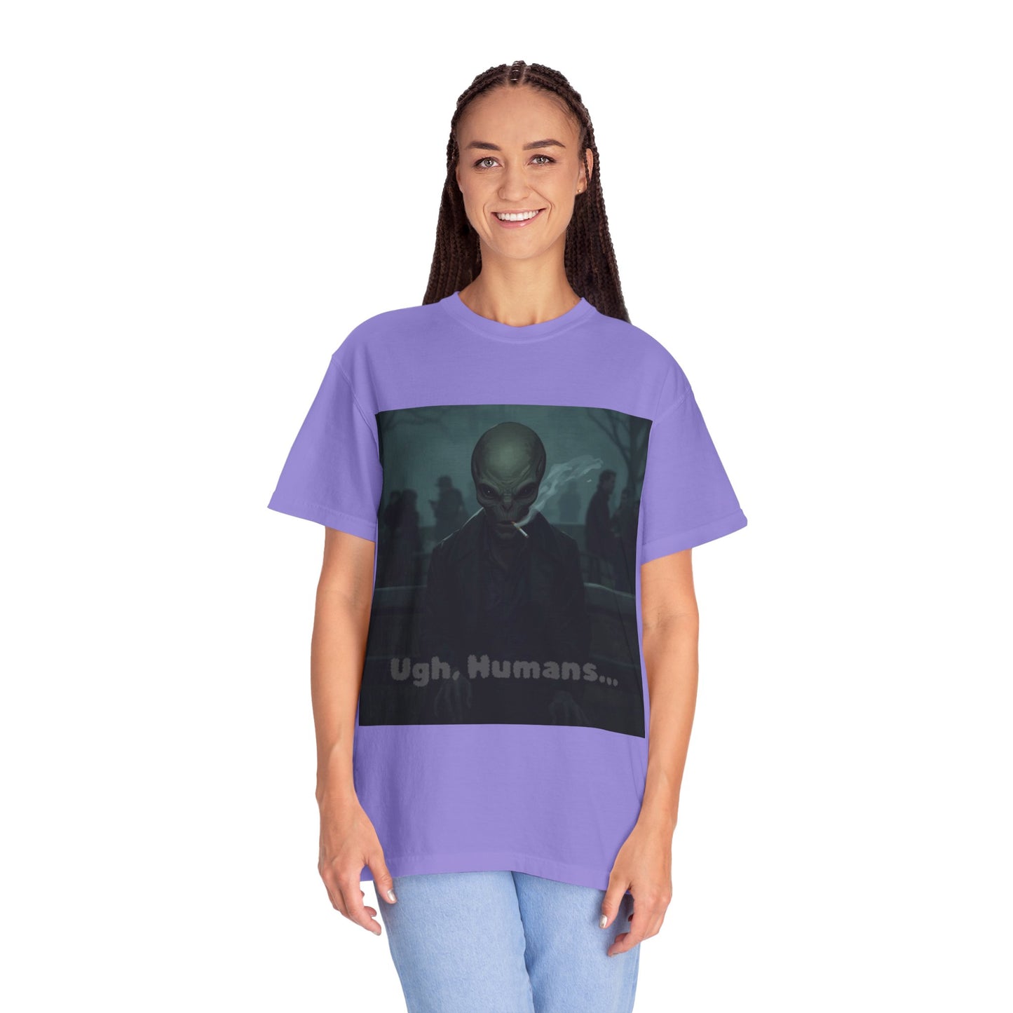 Alien Hating Humans T-Shirt — Funny Sci‑Fi Graphic Tee