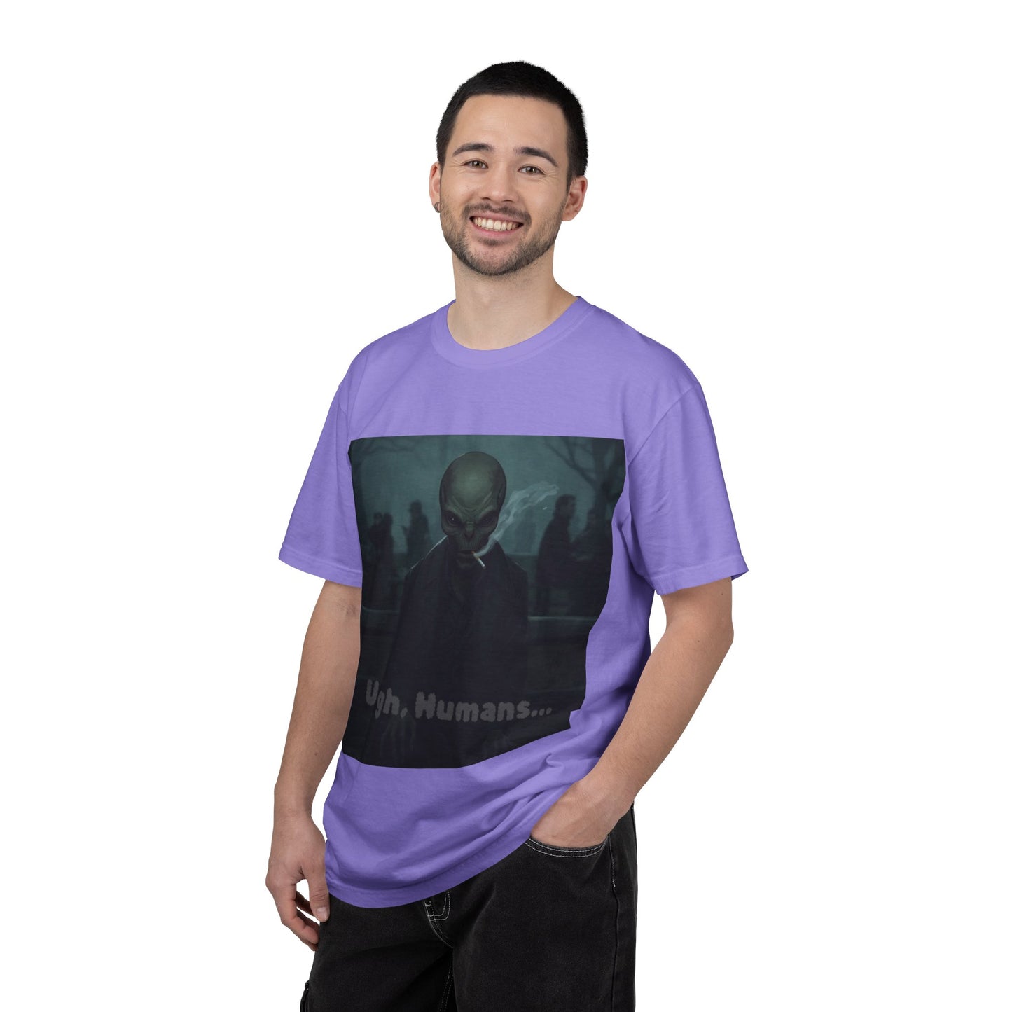 Alien Hating Humans T-Shirt — Funny Sci‑Fi Graphic Tee