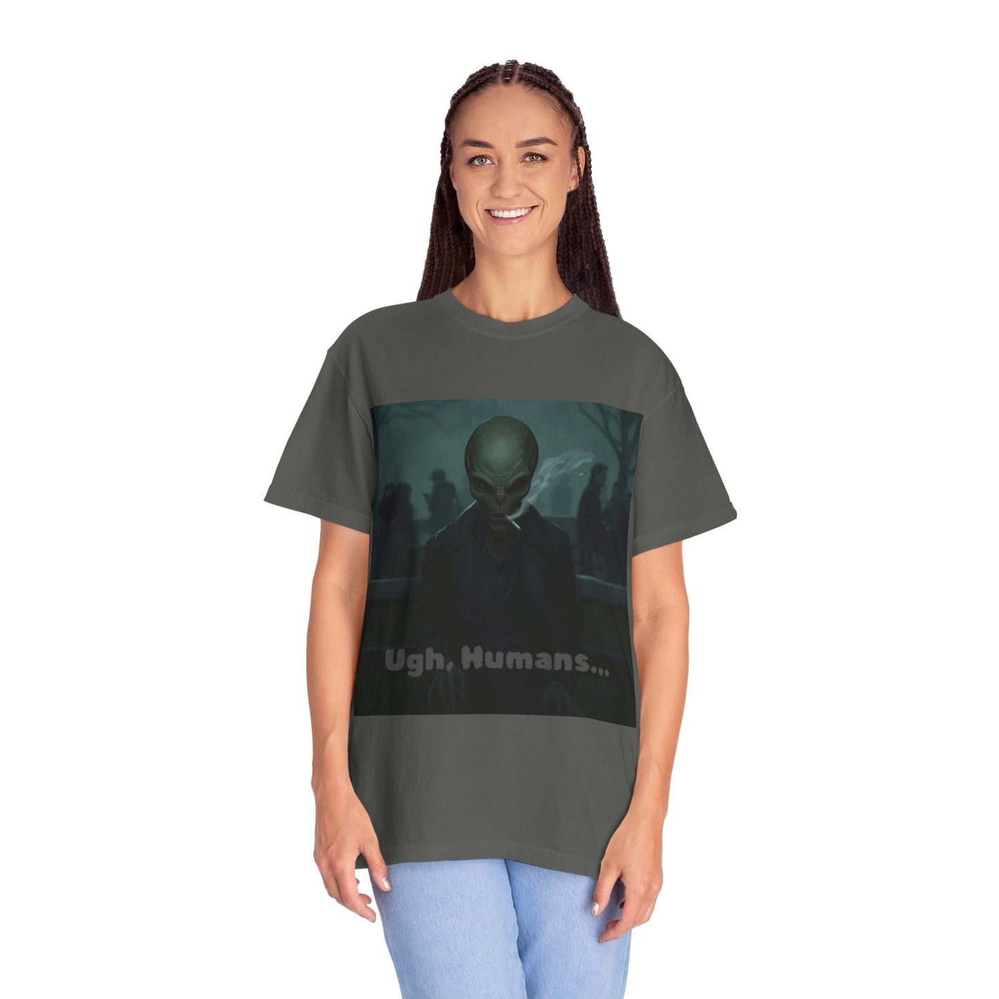 Alien Hating Humans T-Shirt — Funny Sci‑Fi Graphic Tee
