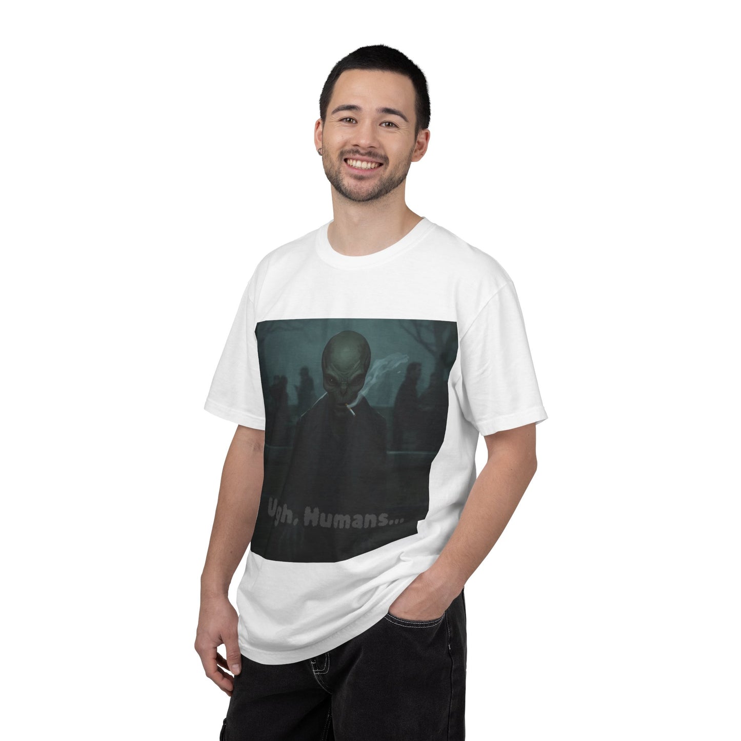 Alien Hating Humans T-Shirt — Funny Sci‑Fi Graphic Tee