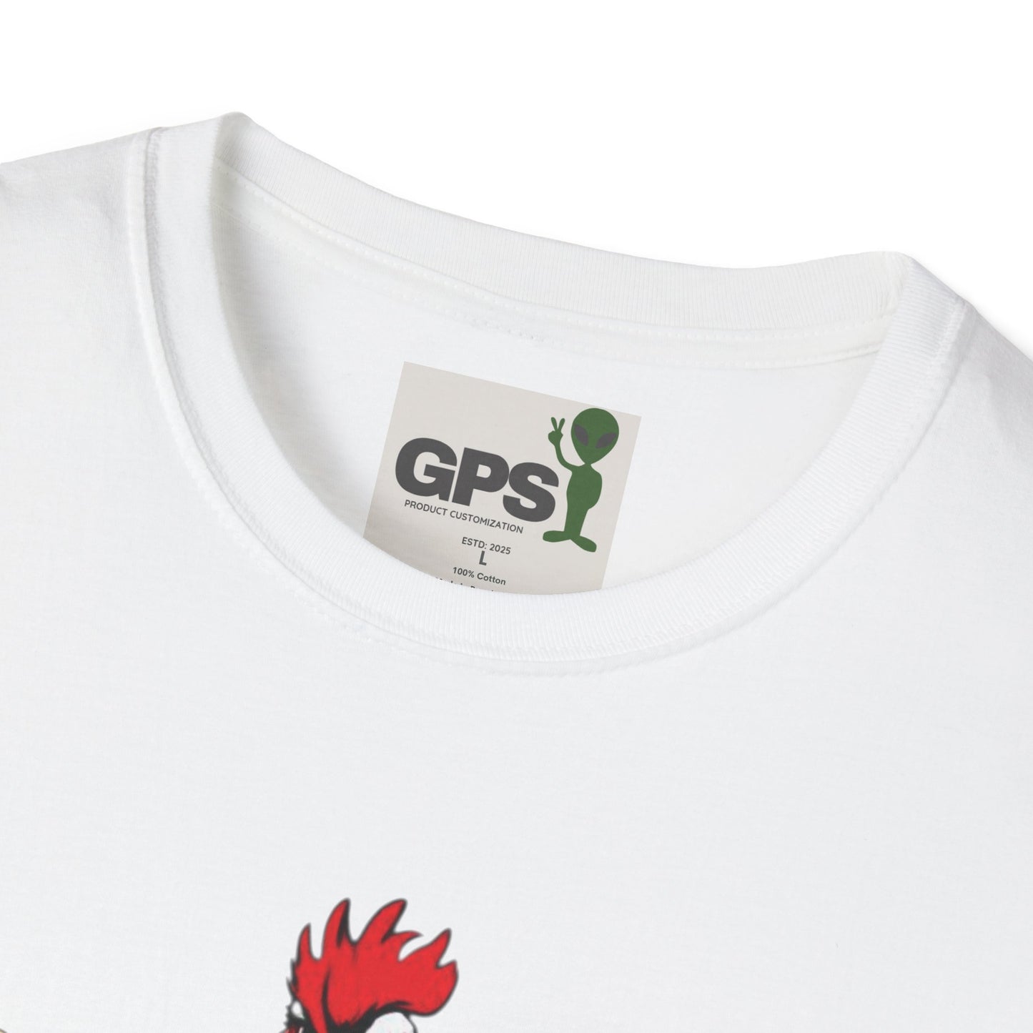 Rooster Weightlifter T-Shirt — Funny Gym Chicken Graphic Tee for Fitness Fans